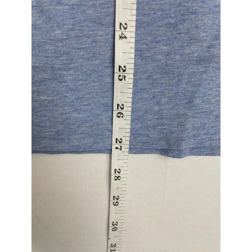 Polo Ralph Lauren Mens Custom Slim Fit T-shirt Light Blue Heather‎ L Pony Logo